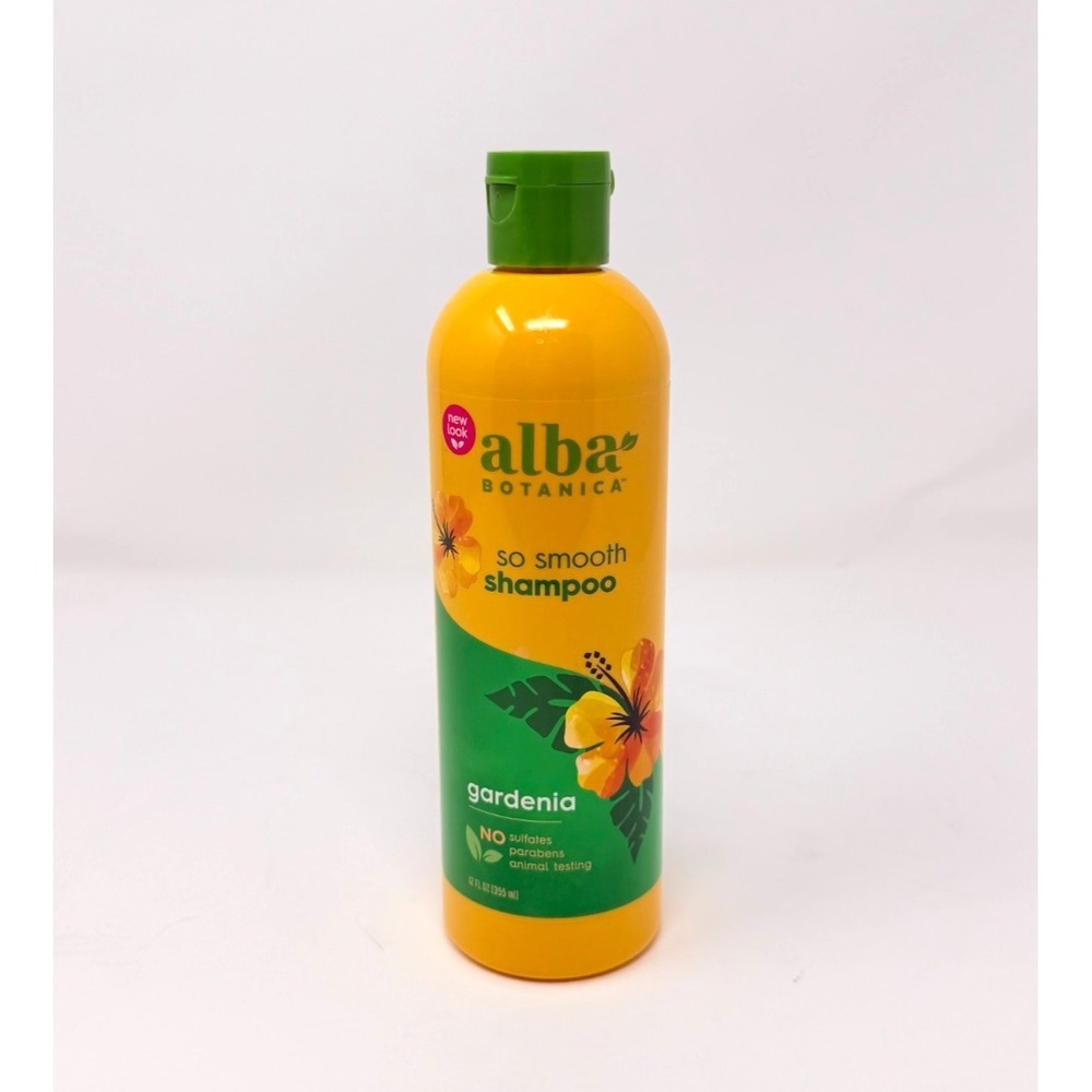 NEW Alba Botanica So Smooth Shampoo Gardenia 12oz